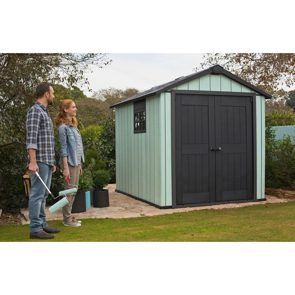 Garden Sheds 5 X 9 keter duotech oakland 7.5 x 9 ft. customizable outdoor storage Garden Sheds 5 X 9 keter duotech oakland 7.5 x 9 ft. customizable outdoor storage