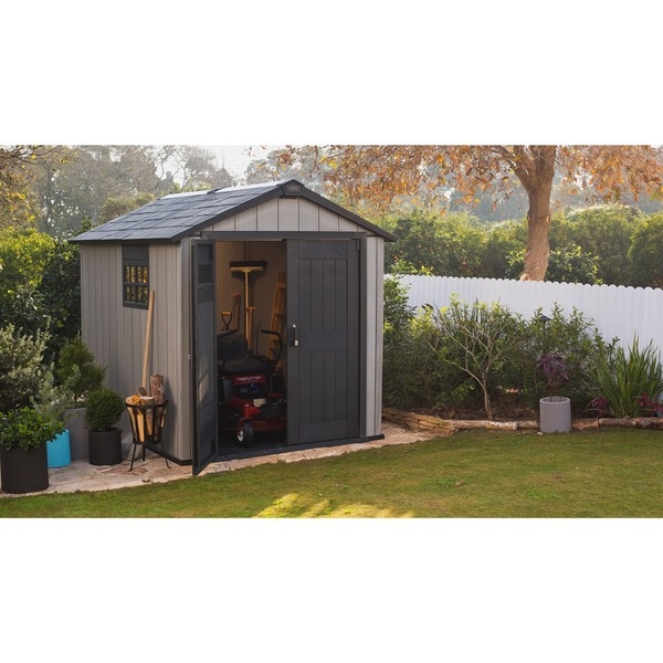keter duotech oakland 75 x 9 ft customizable outdoor storage shed free shipping today overstockcom 19152158 - Garden Sheds 5 X 9 keter duotech oakland 75 x 9 ft customizable outdoor storage shed free shipping today overstockcom 19152158 - Garden Sheds 5 X 9