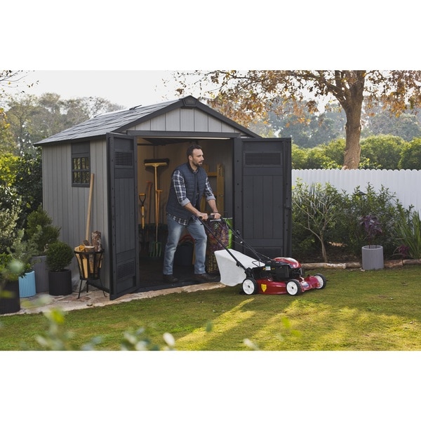Garden Sheds 5 X 9 keter duotech oakland 7.5 x 9 ft. customizable outdoor storage Garden Sheds 5 X 9 keter duotech oakland 7.5 x 9 ft. customizable outdoor storage