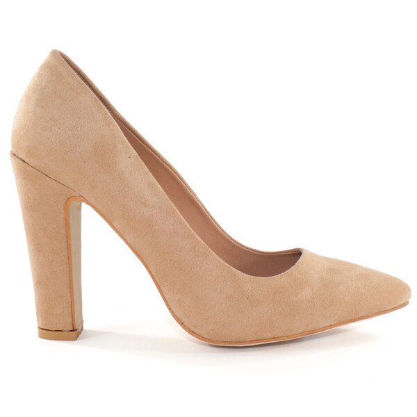 camel high heels