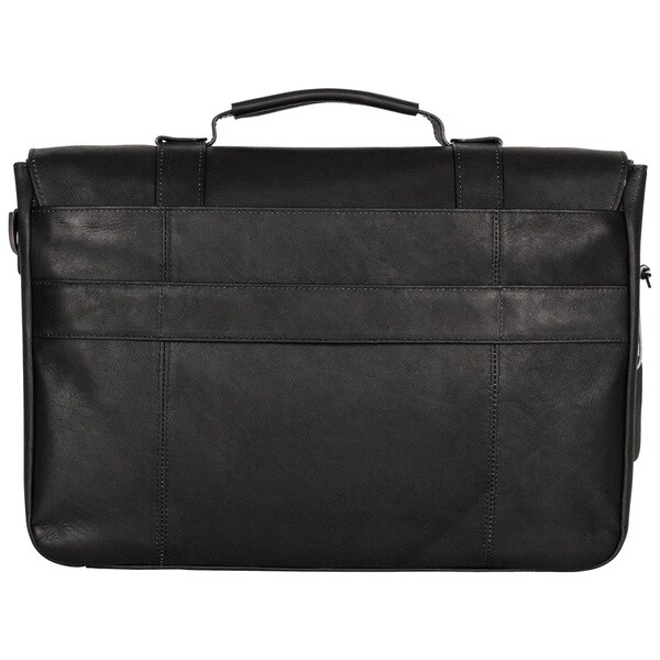 Kenneth cole colombian discount leather flapover laptop bag