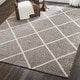 preview thumbnail 15 of 120, Nourison Brisbane Large Diamond Geometric Modern Shag Area Rug