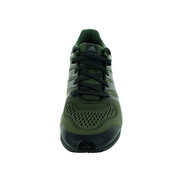 olive green adidas running shoes