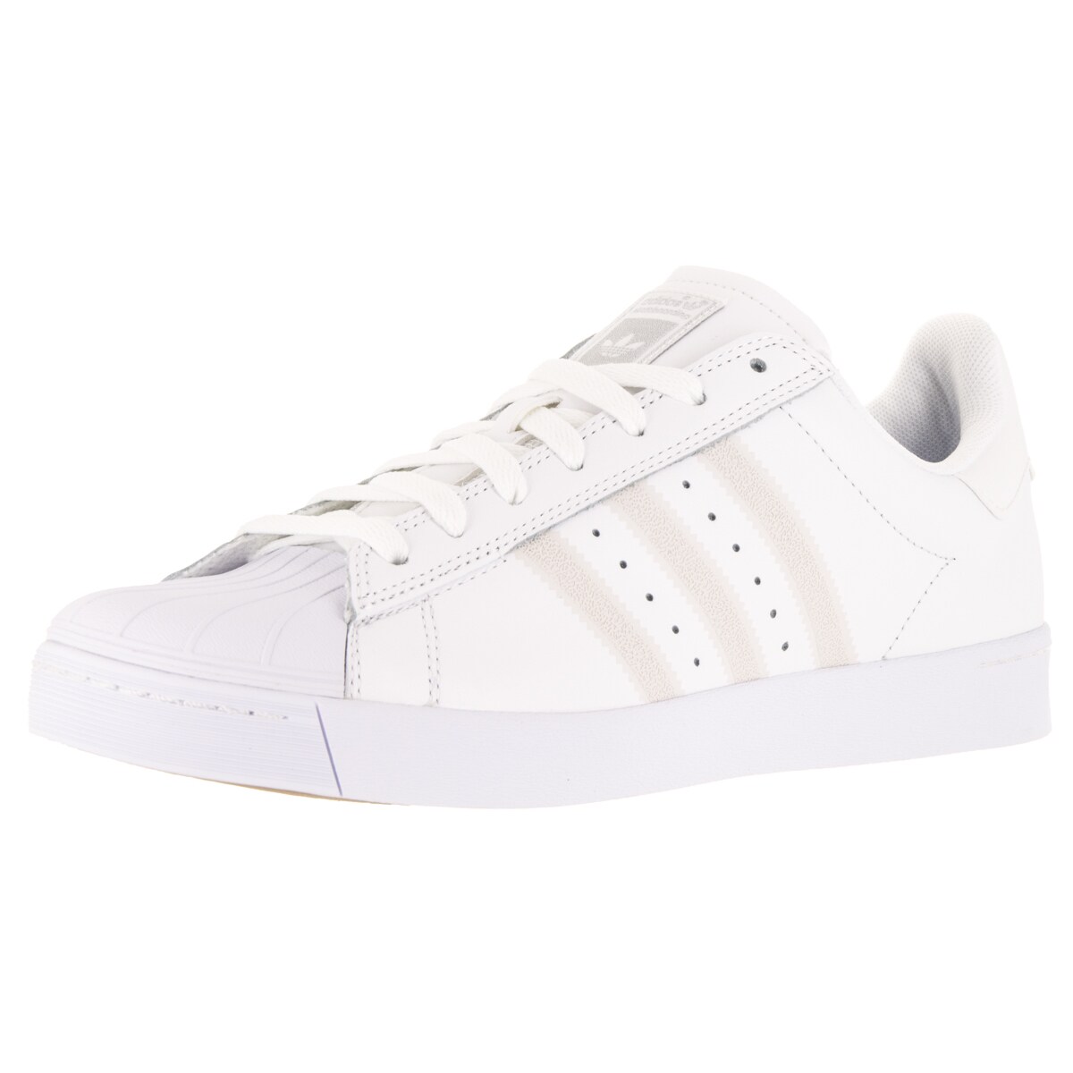 Shop Adidas Men's Superstar Vulc White/White Skate Shoe - Free Shipping ...