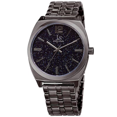 Joshua & Sons Men's Quartz Easy-to-Read Grey Bracelet Watch