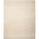 preview thumbnail 2 of 18, Nourison Brisbane Solid Shag Area Rug 8' 2" x 10' - Cream - Rectangle
