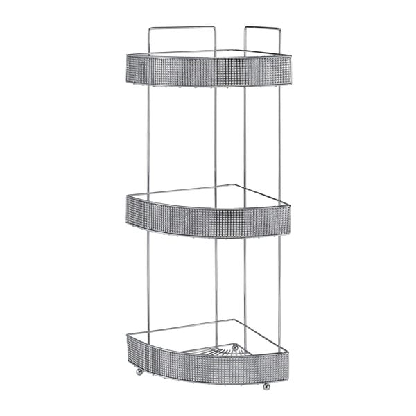 Bath Bliss 3 Tier Corner Rack In Pave Diamond