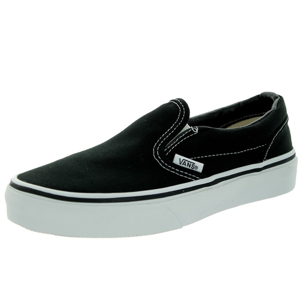 white slip on vans kids