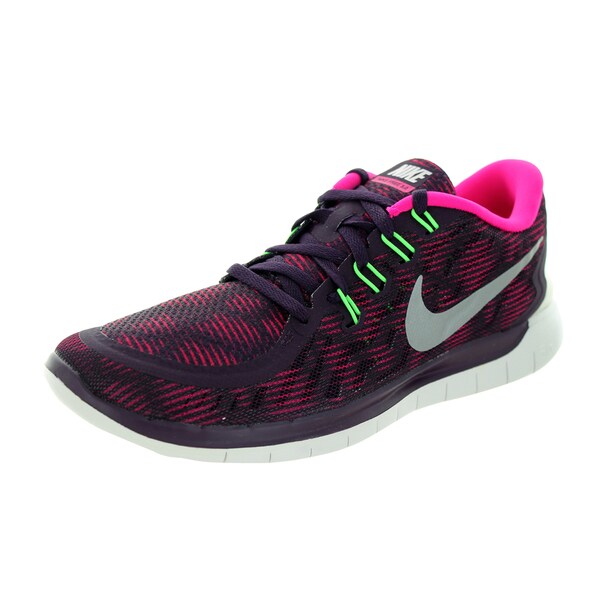 Nike Women's Free 5.0 Print Nbl Purple/ite/Pink/ Running Shoe - Free ...