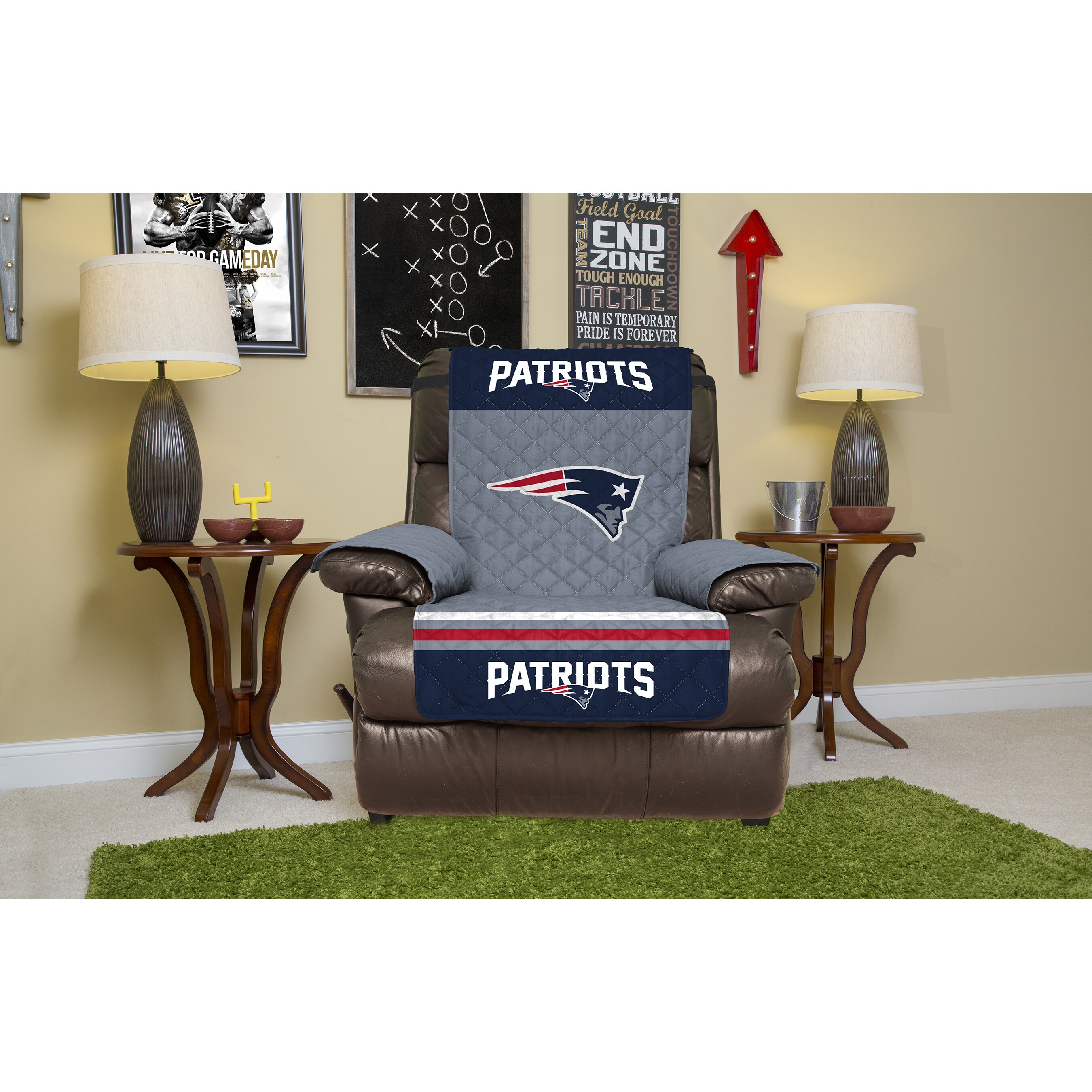 Shop New England Patriots Licensed Nfl Microfiber Recliner