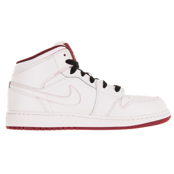air jordan 1 mid bg white