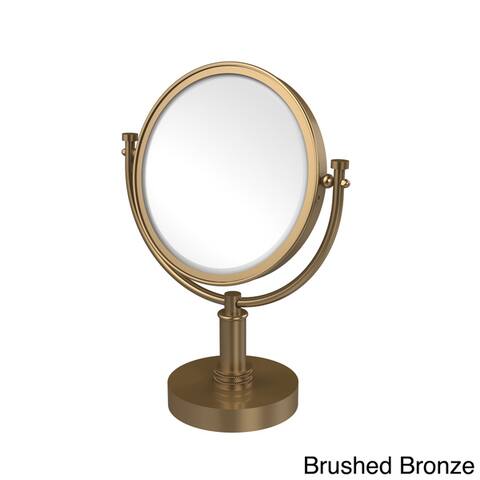 Allied Brass 8-inch 4x Magnification Vanity Top Make-up Mirror