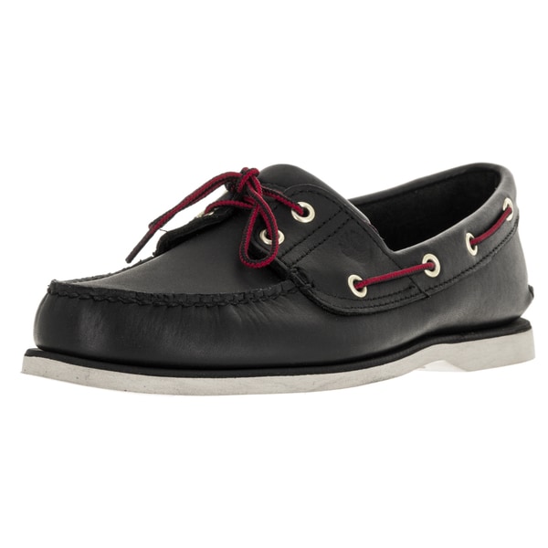 timberland boat shoes black