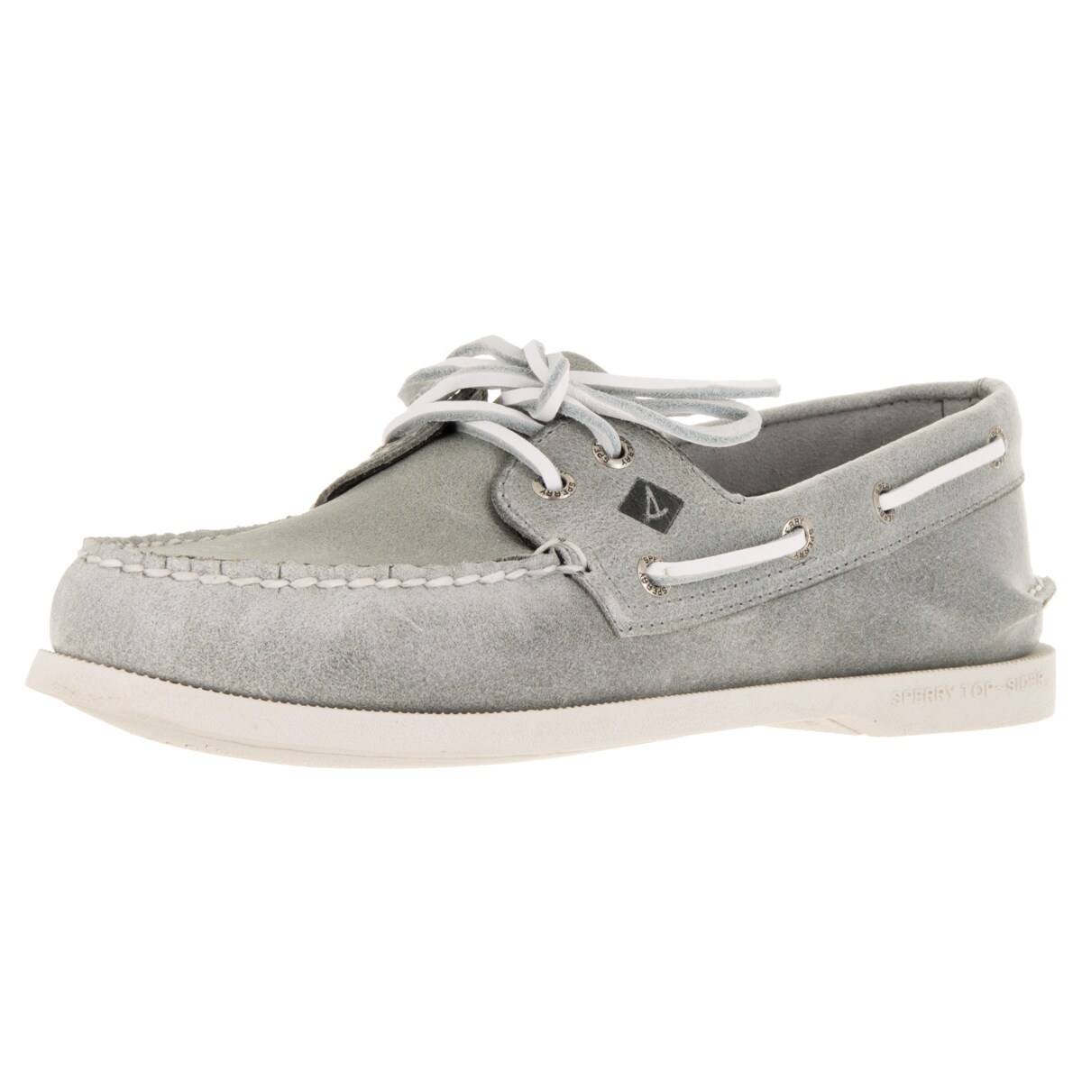 grey sperry shoes