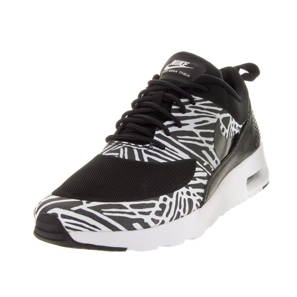 Shop Nike Women's Air Max Thea Print BlackBlackWhiteMlc Womens NIKE AIR MAX THEA PRINT Black Trainers 599408 010