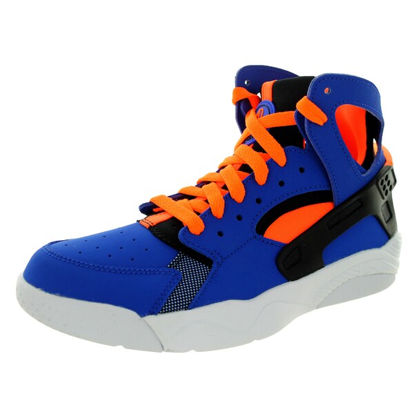 orange black and white basketball shoes