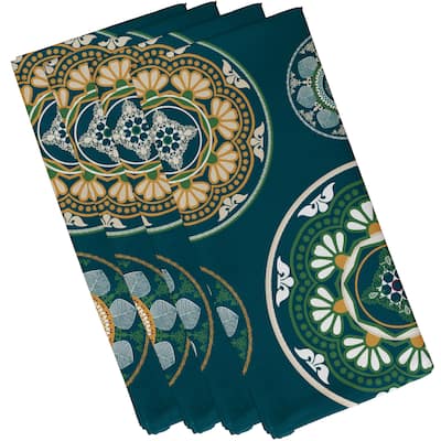 22 x 22-inch, Medallions, Geometric Print Napkin (Set of 4)