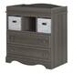 preview thumbnail 5 of 6, South Shore Savannah 2 Baskets Grey Maple Changing Table