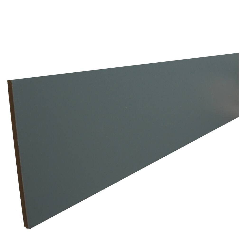 Everyday Cabinets 96-inch Gray Shaker Cabinet Toe Kick