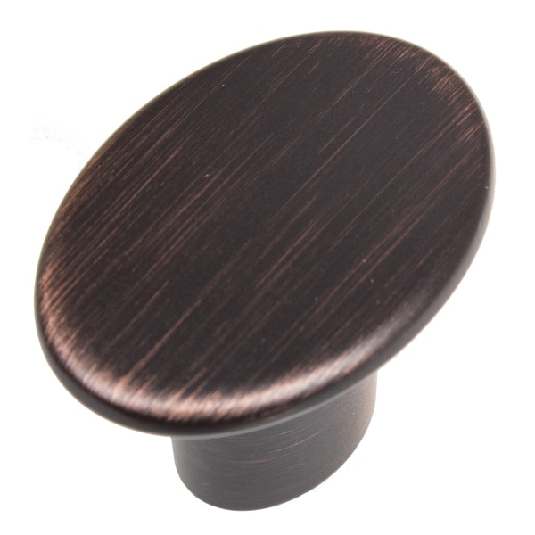 GlideRite 1.5-inch Oil Rubbed Bronze Oval Cabinet Knobs (Pack of 10 or ...