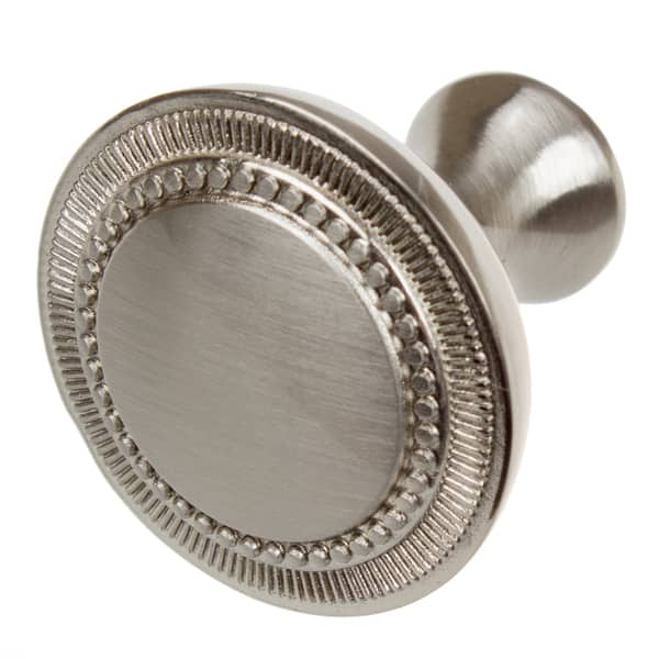 Shop Gliderite 1 25 Inch Satin Nickel Hammered Cabinet Knobs Pack