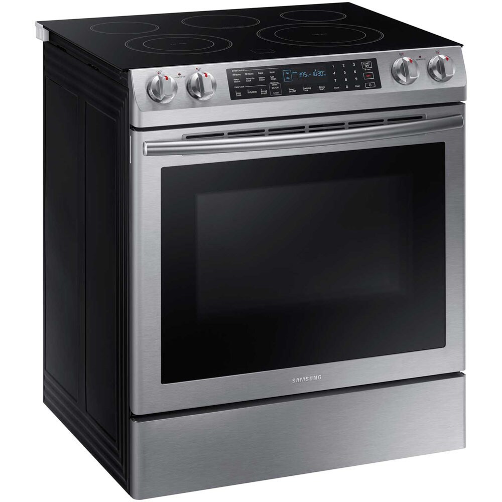Samsung 5 8 Cu Ft Slide In Electric Range Samsung 5 8 Cu Ft Slide In Electric Range
