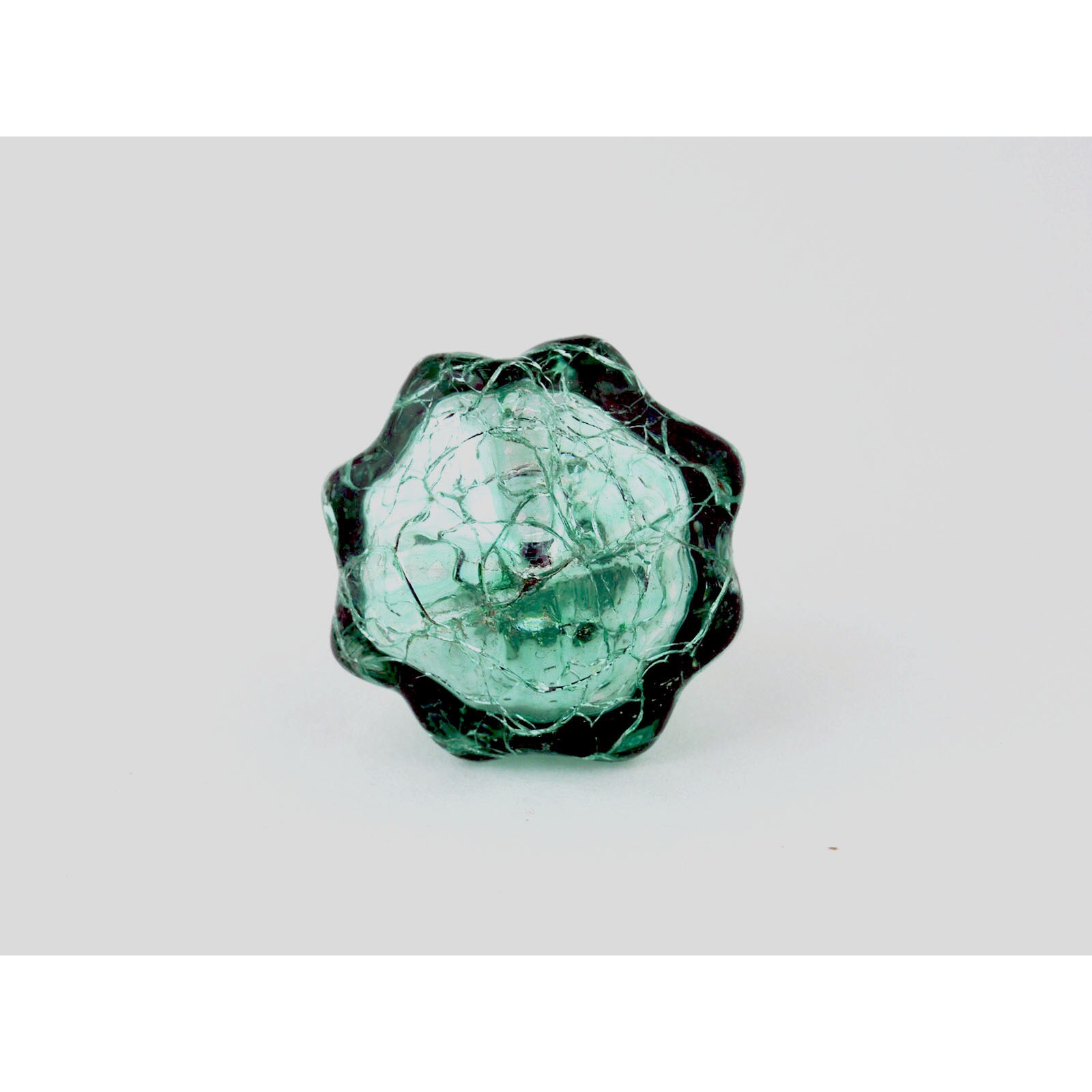 Shop Mercury Turquoise Glass Cabinet Knobs Set Free Shipping On