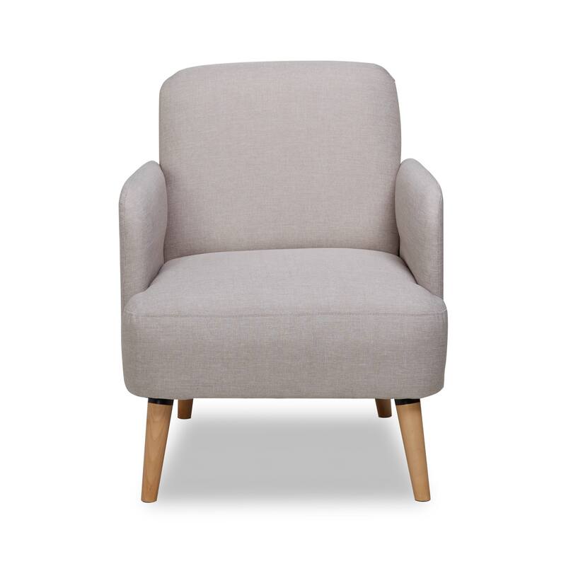 Harper Mid-century Fabric Accent Chair - Brown