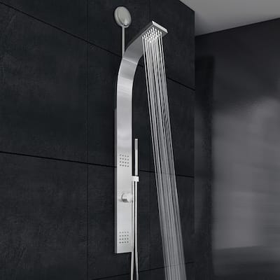 VIGO Leo Stainless Steel Retrofit Shower Massage Panel