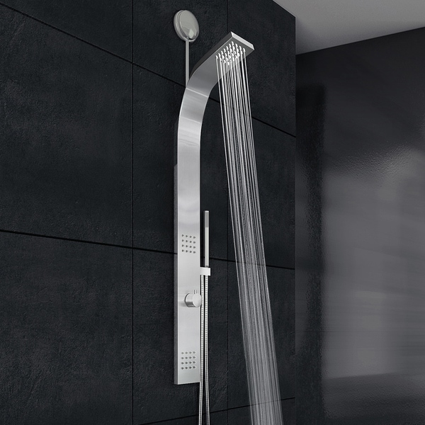 VIGO Leo Stainless Steel Retrofit Shower Massage Panel