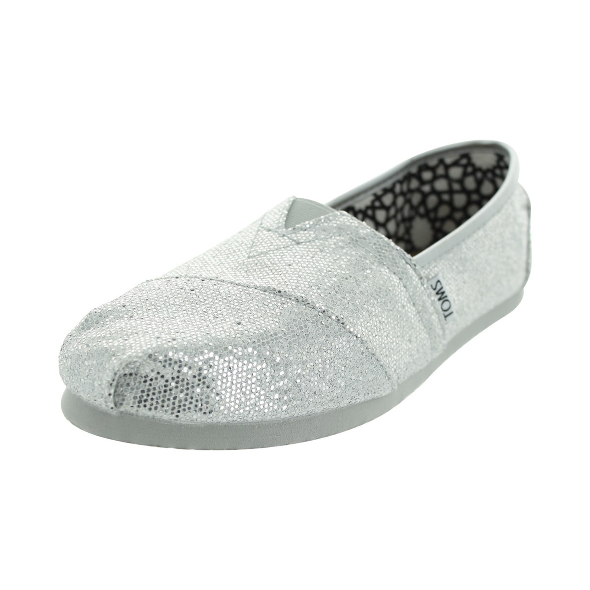 silver sparkly toms