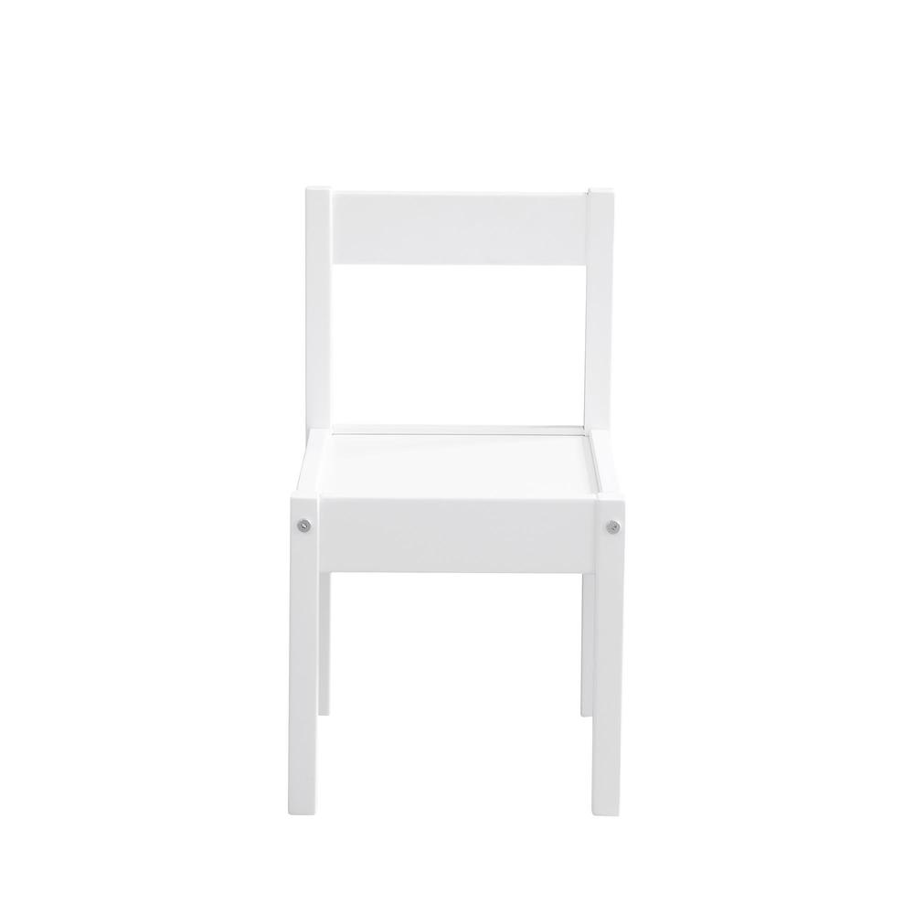 Avenue Greene Dreama White 3 PC Kiddy Table Chair Set N A On