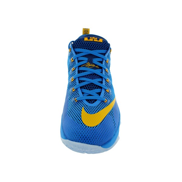 blue and gold gym shoes