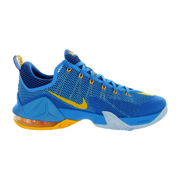 blue and gold gym shoes