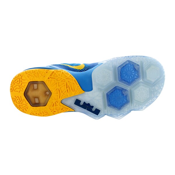 blue and gold gym shoes