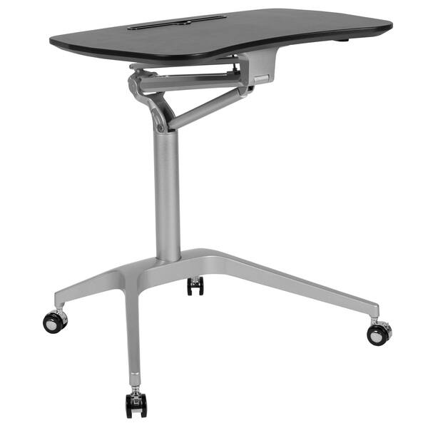 Shop Mobile Sit Down Stand Up Ergonomic Computer Desk Standing