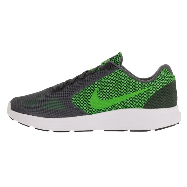 revolution 3 nike grey and green