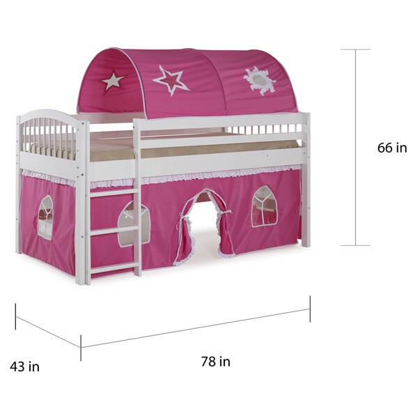 junior loft bed tent