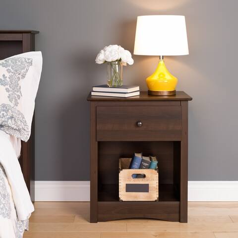 Copper Grove Backus Espresso 1 Drawer Tall Nightstand By Sale On