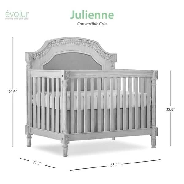 Evolur Julienne 5-in1 convertible crib