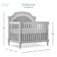 preview thumbnail 7 of 9, Evolur Julienne 5-in1 convertible crib