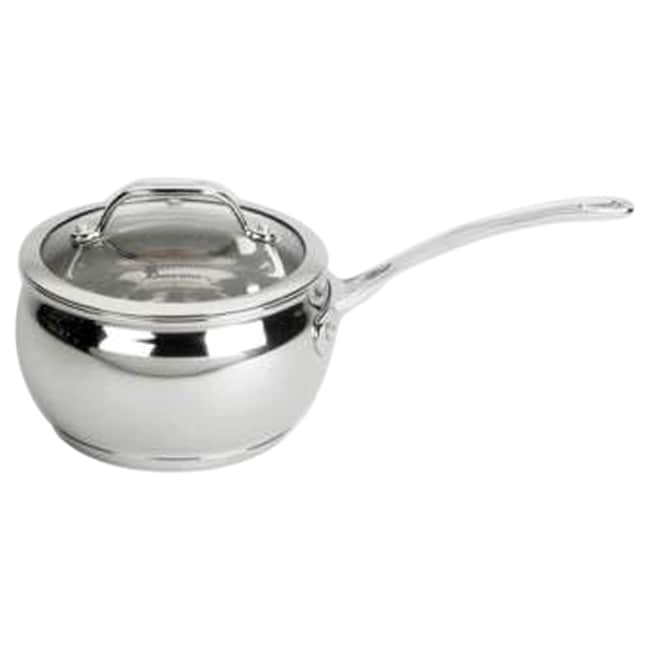 David Burke Gourmet Pro Splendor 2qt Chef Sauce Pan Pot With Lid Stainless Steel 2e0667df 2b19 43c7 Bb1e 58df8ade7593 
