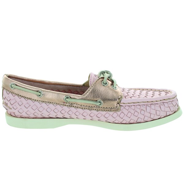 light pink sperry shoes