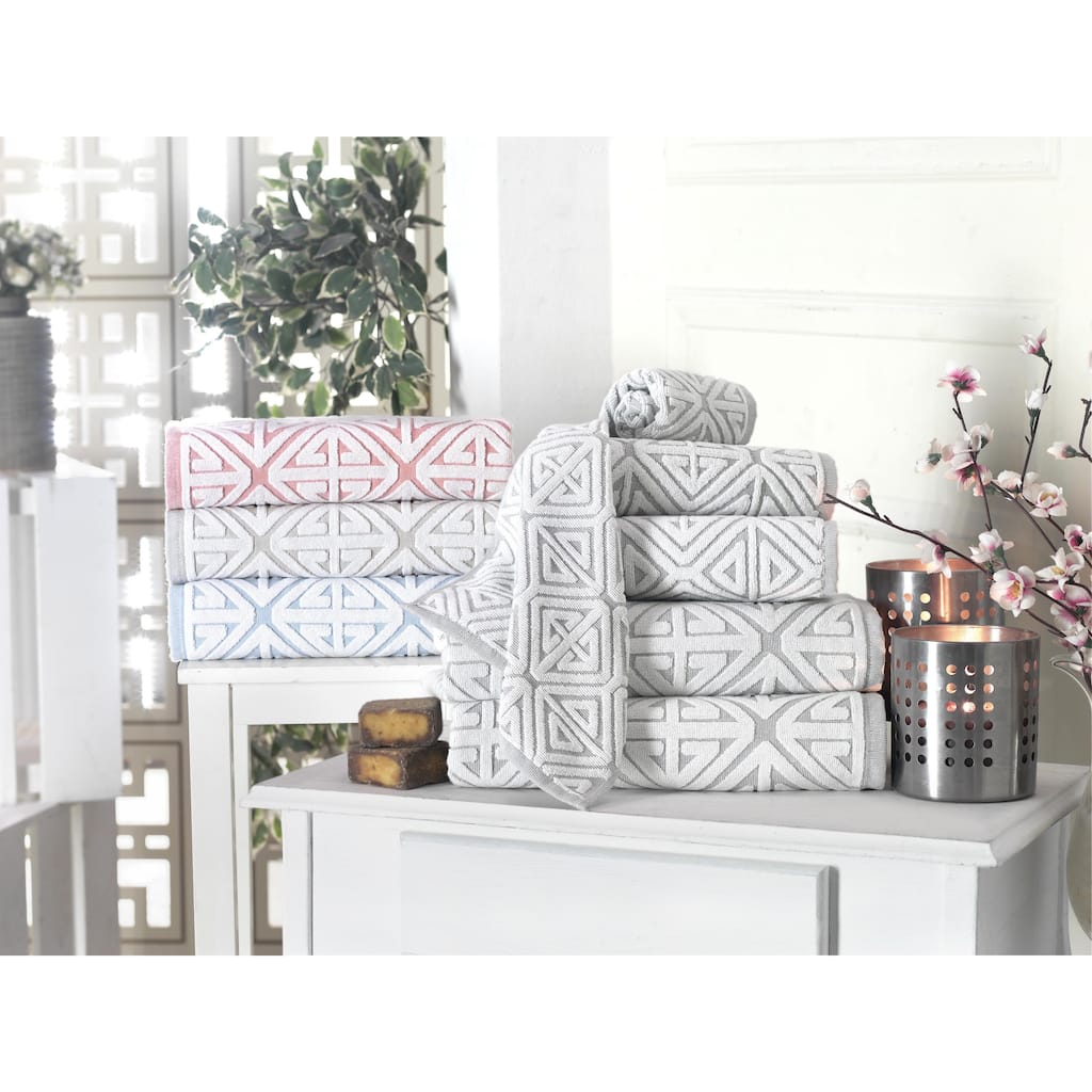 Glamour Turksh Cotton Bath Towel (Set of 4)