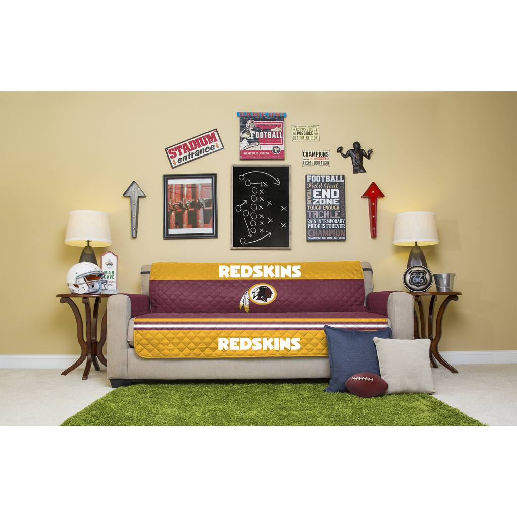 Washington Redskins Licensed NFLSofa Protector - Overstock - 12330311