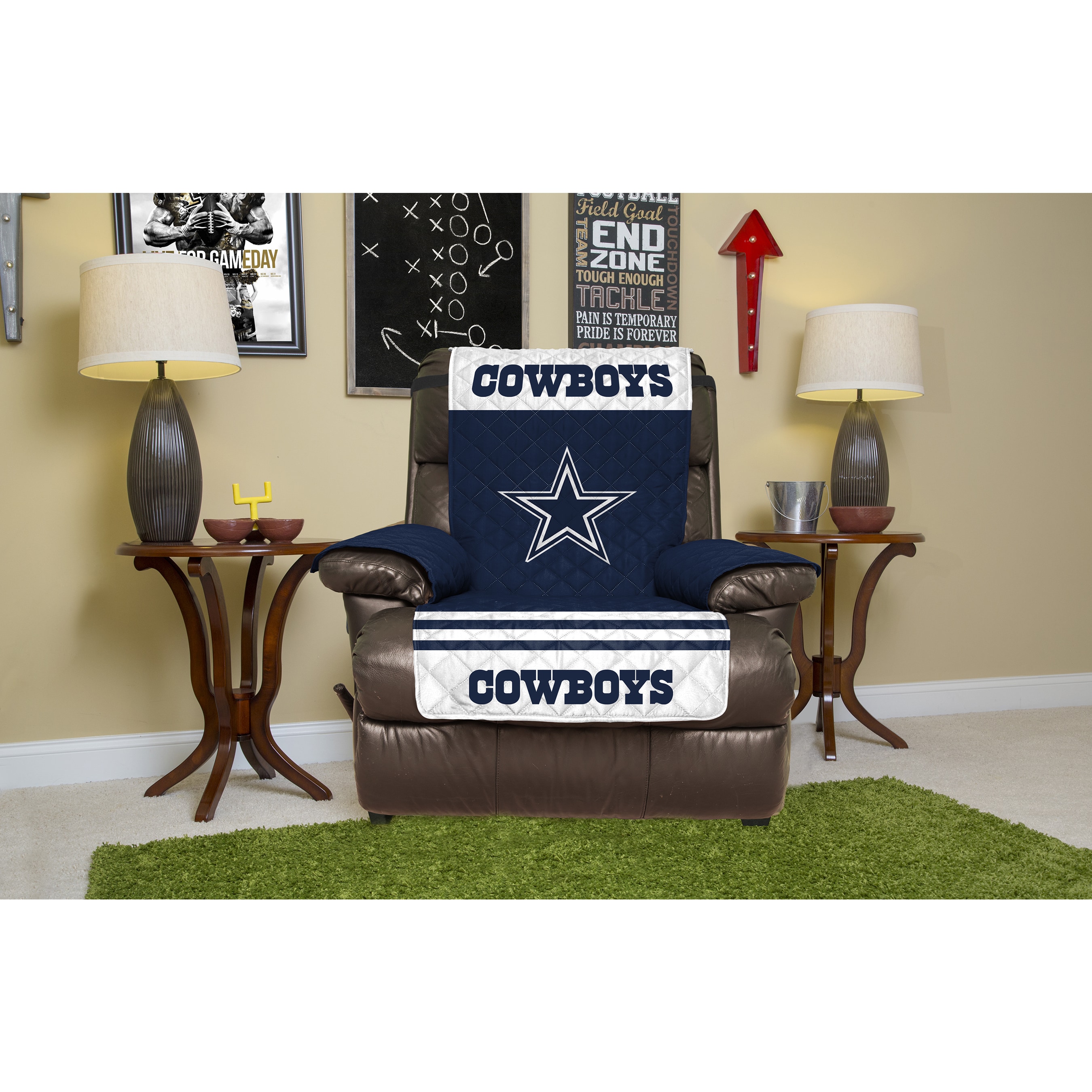 Shop Dallas Cowboys Licensed Nflrecliner Protector Free Shipping