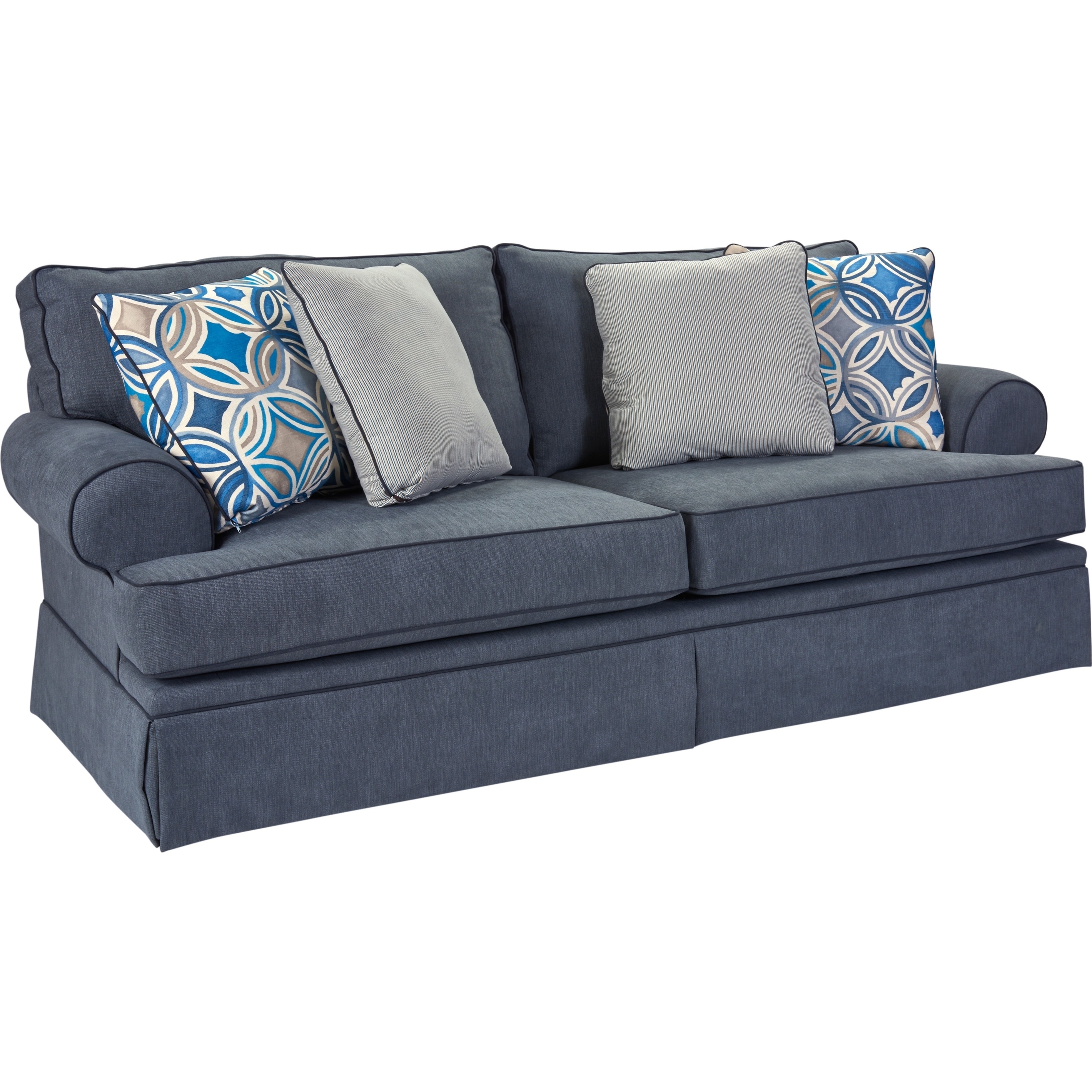Broyhill Emily Sofa In Blue Overstock 12330359