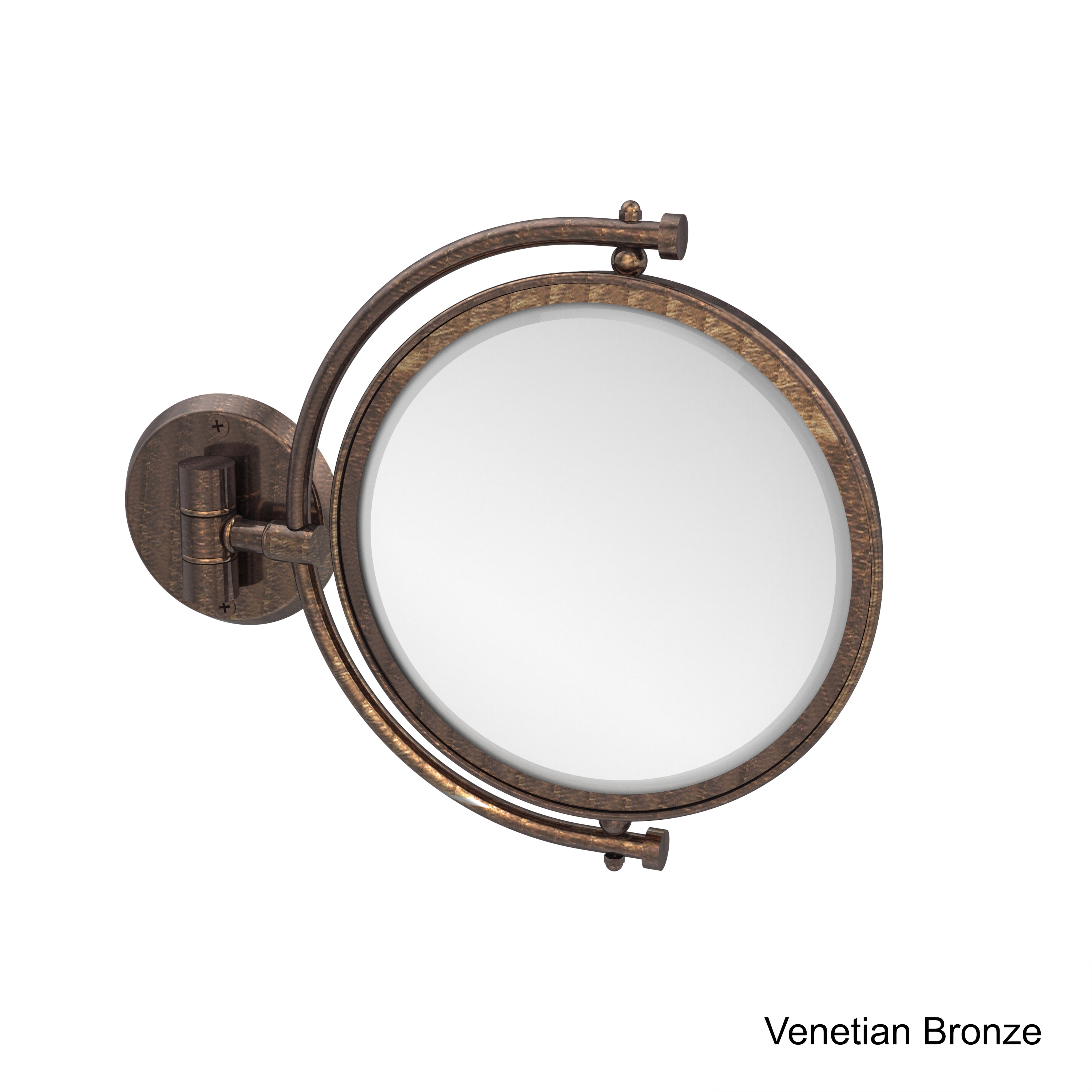 Allied Brass 8-inch Wall Mounted 4x Magnification Makeup Mirror Bed Bath   Beyond 12330378
