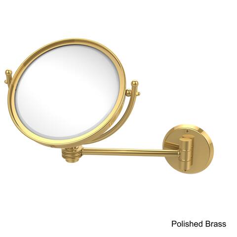 Allied Brass 8-inch Wall-mounted Makeup Mirror with 2X Magnification