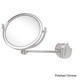 preview thumbnail 12 of 11, Allied Brass 8-inch Wall-mounted Makeup Mirror with 2X Magnification Polished Chrome - Bathroom-Vanity